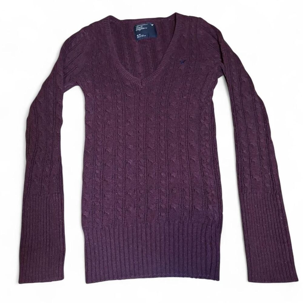 Y2k American-eagle-outfitters Women's purple long sleeve